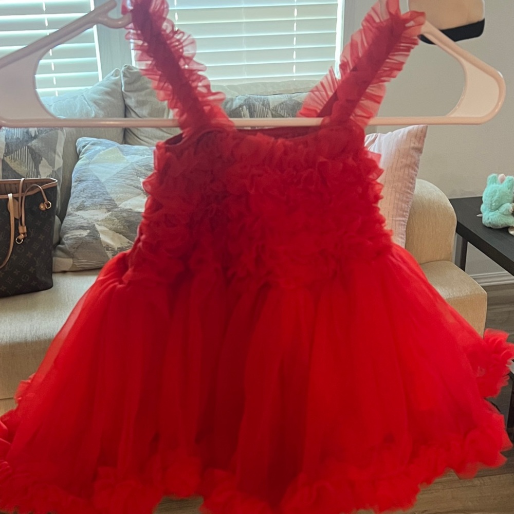 Ruffle Butts Scarlet Ruffle Dress